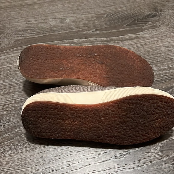 Superga metallic bronze sequin sneakers gymshoes 7.5 - Picture 7 of 7